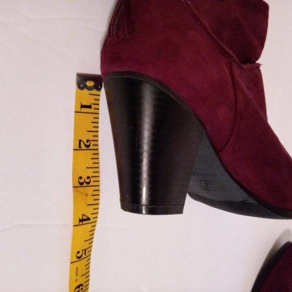 Charlotte Russe faux suede booties sz 9 - Picture 9 of 10